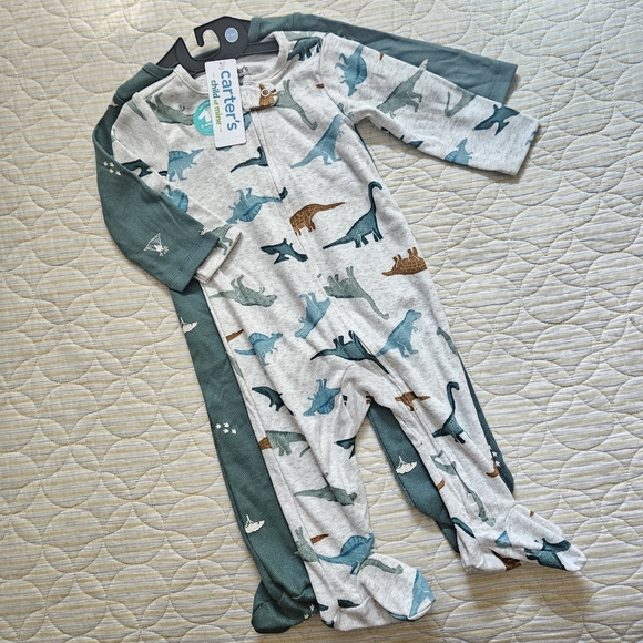 NWT Carter's 2-Pack Footie Pajamas - Picture 1 of 5